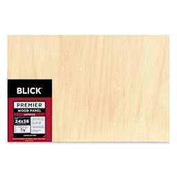 Blick Premier Wood Panel - 24" x 36", 7/8" Traditional Profile, Cradled