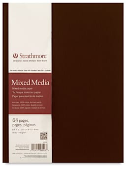 Strathmore 500 Series Mixed Media Art Journal - Front of Journal with label shown