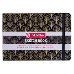 Royal Talens Art Creations Sketchbook - 5.8" x 8.3", Art Deco, front