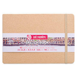 Royal Talens Art Creations Sketchbook - 5.8" x 8.3", Kraft, front