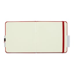 Talens Art Creations Sketchbook - Red, 4.7" x 4.7" (open to show paper)