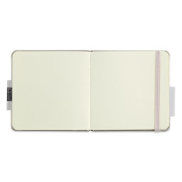 Talens Art Creations Sketchbook - Metallic Pink Champagne, 4.7" x 4.7" (open to show paper)