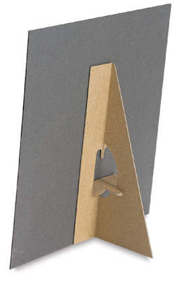 Chipboard Easels - Easel shown attached to back of board