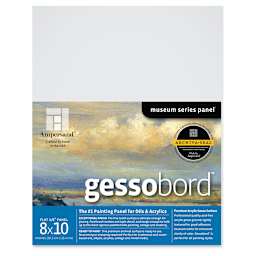 Ampersand Gessobord - 8'' x 10'', 1/8'' Flat