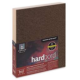Ampersand Hardbord Panel - 9" x 12", 1-1/2" Cradled