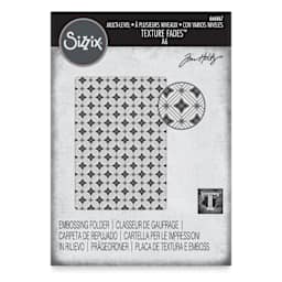 Sizzix Multi Level Textured Impressions Embossing Folder - Vault Diamonds, 4-1/2" x 6-1/2" front of packaging