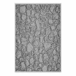 Sizzix 3-D Texture Fades Embossing Folder - Cobblestone applied