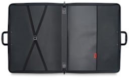 Prat Start 1 Portfolios - Open portfolio showing inner pockets and holding strap
