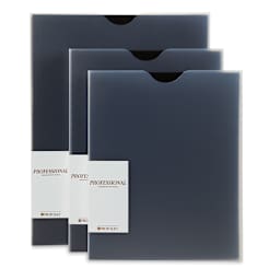 Art Profolio Professional Presentation Book - Front view of several sizes with label