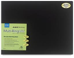 Itoya Art Profolio Multi-Ring Mini Refillable Binders - Front of binder with label