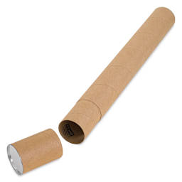 Uline Kraft Telescopic Mailing Tube - 4" x 36" (with cap off)