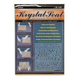Krystal Seal Self-Sealing Art, Print, and Photo Bag Pack - 16" x 20", Pkg of 25