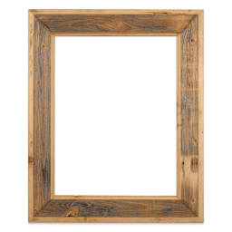 Blick Rustic Barnwood Frame - 14" x 18" x 3/8", back of frame