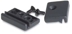 Logan Hand-Held Mat Cutters - Components of Accessory Kit to attach cutters to rails shown