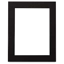 Blick Black Core Pre-Cut Mat - 8" x 10" w/ 5-3/4" x 7-3/4" opening - out of packaging