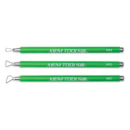 Xiem Tools Mini Ribbon Sculpting Tools - Set of 3, Set A