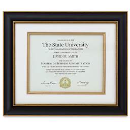 Nielsen Bainbridge Tuscan Wood Document Frame