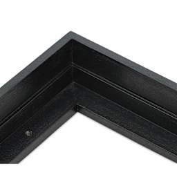 Ampersand Floaterframe - Thin, Black, 5" x 7", 1-1/2", corner close-up