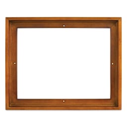 Ampersand Floaterframe - Bold, Walnut, 11" x 14", 7/8", front view