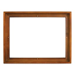 Ampersand Floaterframe - Bold, Walnut, 12" x 16", 7/8", front view