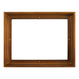 Ampersand Floaterframe - Thin, Walnut, 9" x 12", 1-1/2", front view
