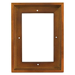 Ampersand Floaterframe - Thin, Walnut, 5" x 7", 7/8", front view