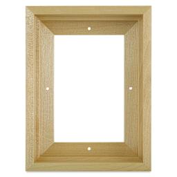 Ampersand Floaterframe - Bold, Maple, 5" x 7", 1-1/2", front view