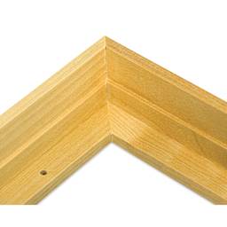 Ampersand Floaterframe - Thin, Maple, 5" x 7", 1-1/2", corner close-up