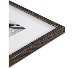 Blick Westwood Frames - Charcoal, Thin, 16" x 20" close up of corner