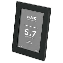 Blick Bellevue Frame - Black, 5" x 7", at an angle