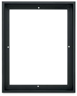 Blick Contour Floater Frames - Front view of Black Frame