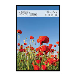 MCS Large Format Gloss Poster Frame - 24" x 36" x 5/32", Black