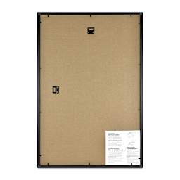 MCS Trendsetter Acrylic Poster Frame - 16" x 24" x 1/4", Black (Back of frame)