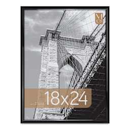 MCS Trendsetter Acrylic Poster Frame - 18" x 24" x 1/4", Black