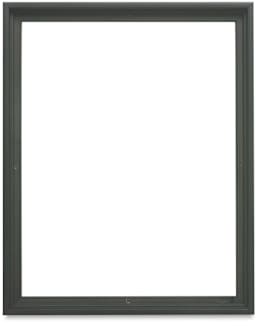 Blick Maplewood Floater Frames - Front view of Black Stain Frame