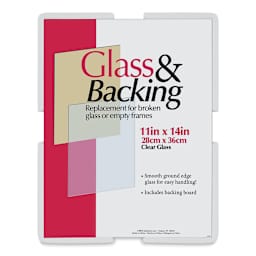 Glass and Backing - 11" x 14"