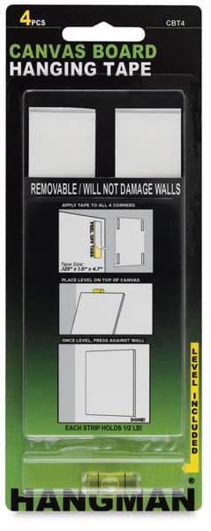Hangman Canvas Board Hanging Tape - Front of package 