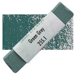 Great American Handmade Pastel - Green Gray 1, 255.1 pastel and swatch