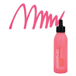 Montana Acrylic Marker Refill - 25 ml, Fire Red, Refill and swatch