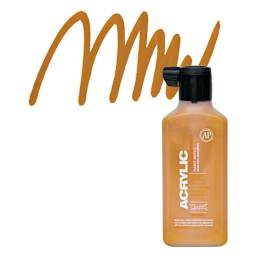 Montana Acrylic Marker Refill - 180 ml, Shock Brown Light, Refill and swatch