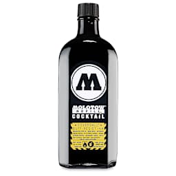 Molotow Coversall Ink Refill - 250 ml, Signal Black, Bottle