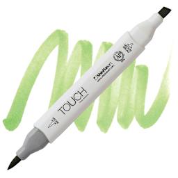 ShinHan Touch Twin Brush Marker - Cobalt Green Pale G242 marker and swatch