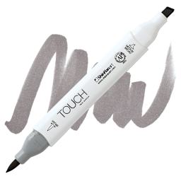 ShinHan Touch Twin Brush Marker - Warm Grey 5 WG5 marker and swatch