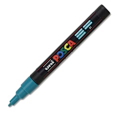 Posca Paint Marker - Emerald Green, Fine, Bullet Tip, 0.9 mm - 1.3 mm