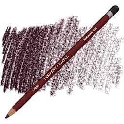 Derwent Pastel Pencil - Burnt Carmine pencil and swatch