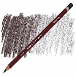 Derwent Pastel Pencil - Chocolate pencil and swatch