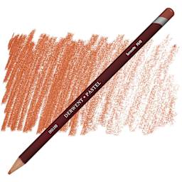 Derwent Pastel Pencil - Terracotta pencil and swatch