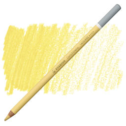 Stabilo CarbOthello Pastel Pencil - Golden Ochre Light pencil and swatch