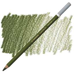 Stabilo CarbOthello Pastel Pencil - Olive Green pencil and swatch