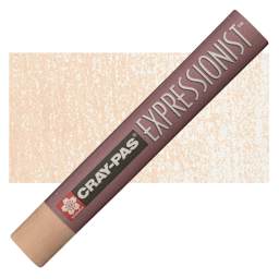 Sakura Cray-Pas Expressionist Oil Pastel - Pale Orange oil pastel and swatch